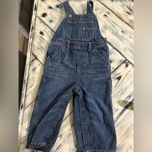 GAP Blue Denim Baby Overalls